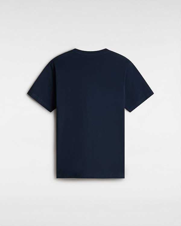 Blue Vans Classic Men T Shirts | VN1496852