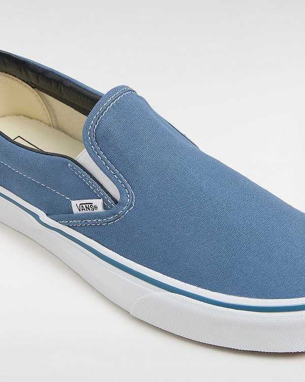 Blue Vans Classic Women Slip On Shoes | VN9653218