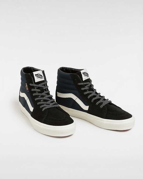 Blue Vans Colour Theory Sk8-Hi Men Skate Shoes | VN0516748