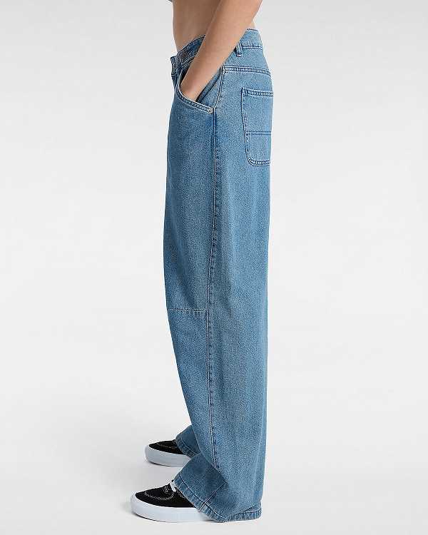 Blue Vans Curbside Women Pants | VN1907684