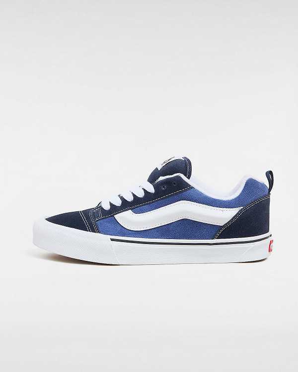 Blue Vans Knu Skool Men Skate Shoes | VN0789142