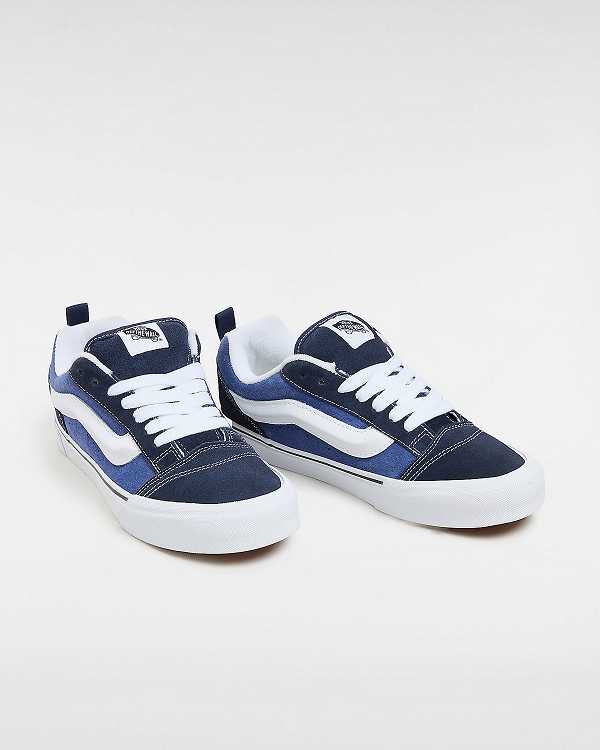 Blue Vans Knu Skool Women Skate Shoes | VN9805714