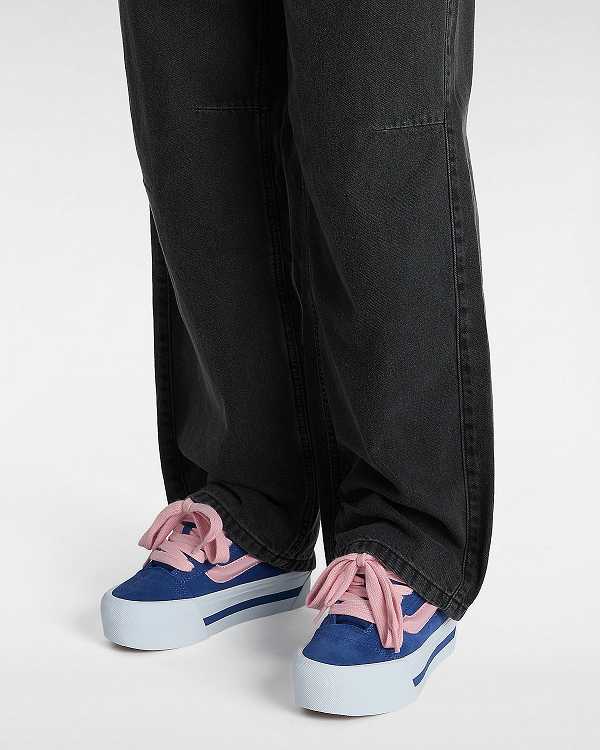 Blue Vans Knu Stack Women Sneakers | VN5328769