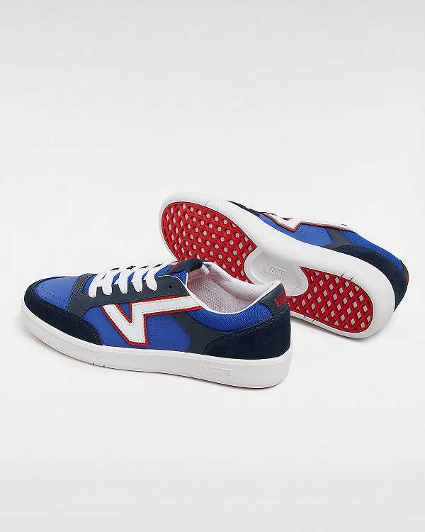 Blue Vans Lowland ComfyCush Men Tennis Shoes | VN4981375