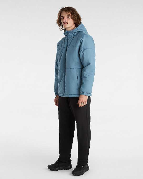 Blue Vans MTE Norris Men Puffer Jacket | VN6053271