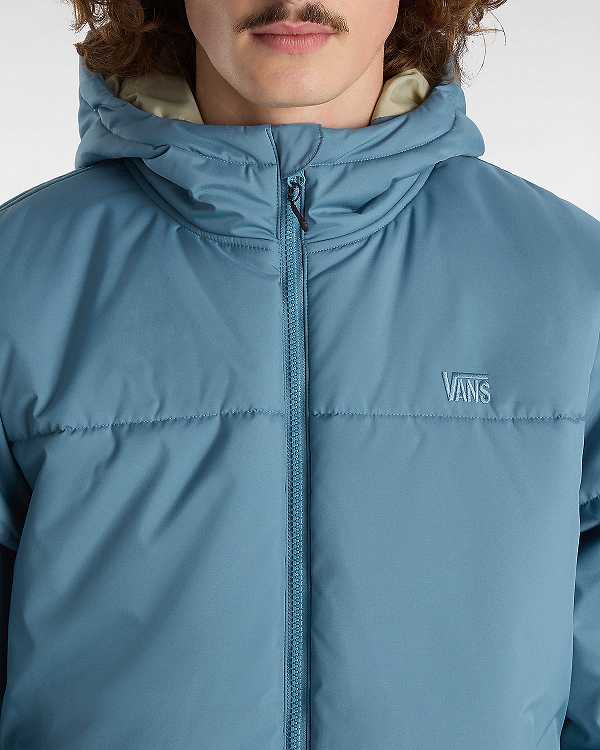 Blue Vans MTE Norris Men Puffer Jacket | VN6053271