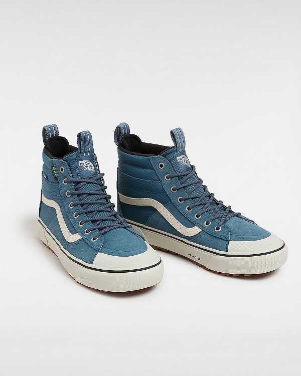 Blue Vans MTE Sk8-Hi Women Waterproof Shoes | VN8536941