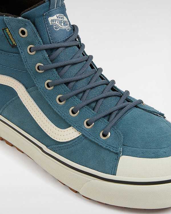 Blue Vans MTE Sk8-Hi Women Waterproof Shoes | VN8536941