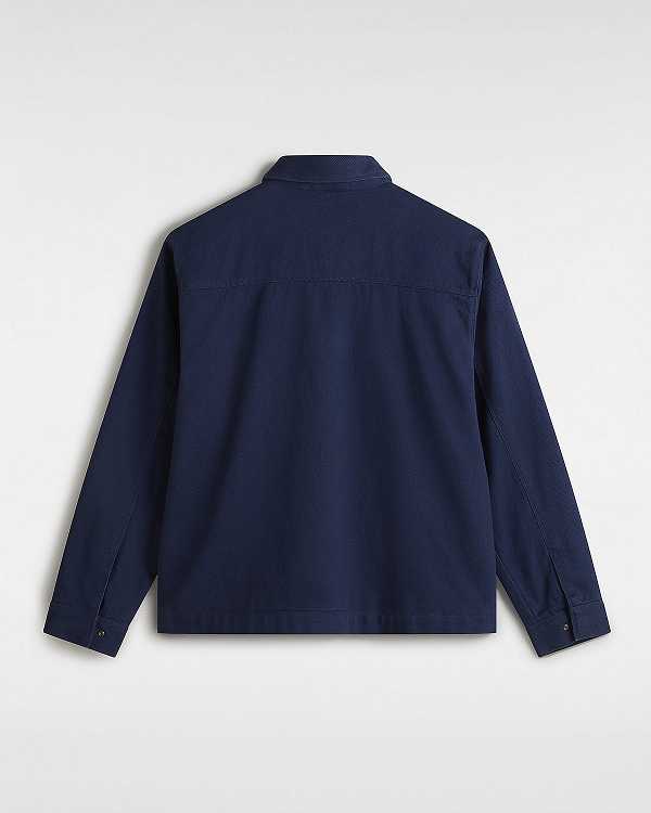 Blue Vans Mcavoy Station Men Jacket | VN4685937