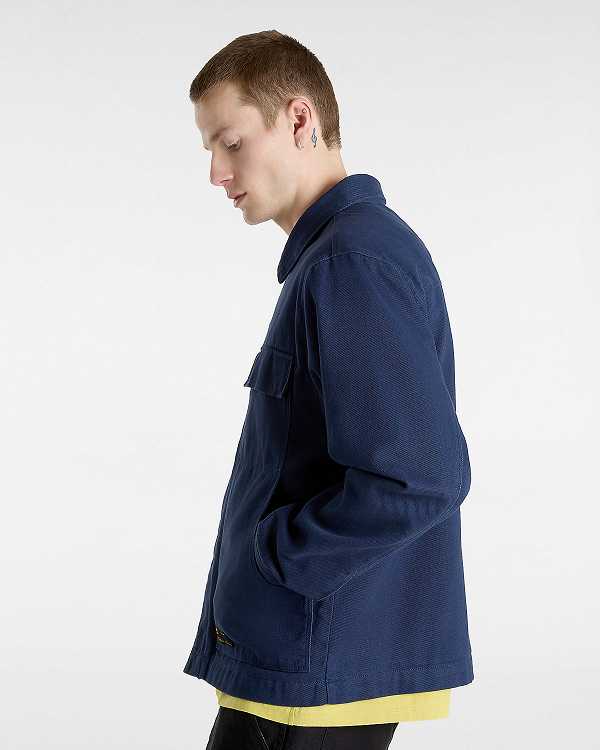 Blue Vans Mcavoy Station Men Jacket | VN4685937