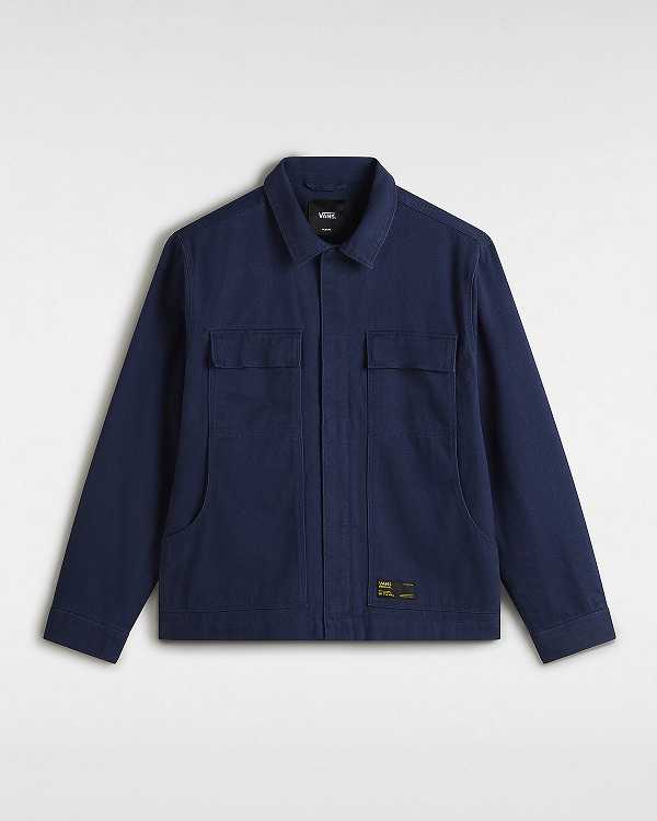 Blue Vans Mcavoy Station Men Jacket | VN4685937