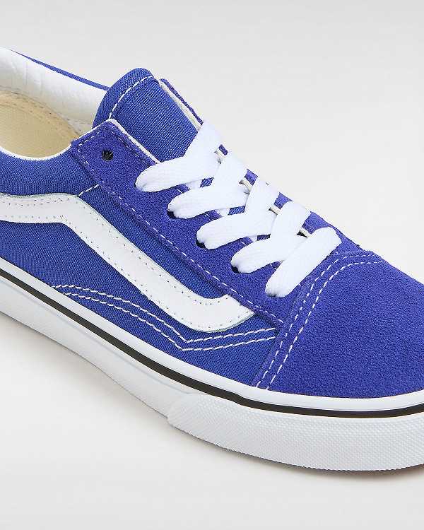 Blue Vans Old Skool (4-8 Years) Kids' Sneakers | VN2031586