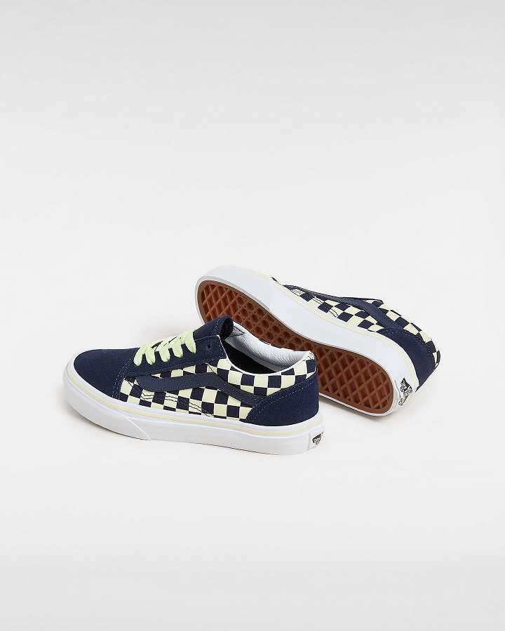 Blue Vans Old Skool (4-8 Years) Kids' Sneakers | VN5760829