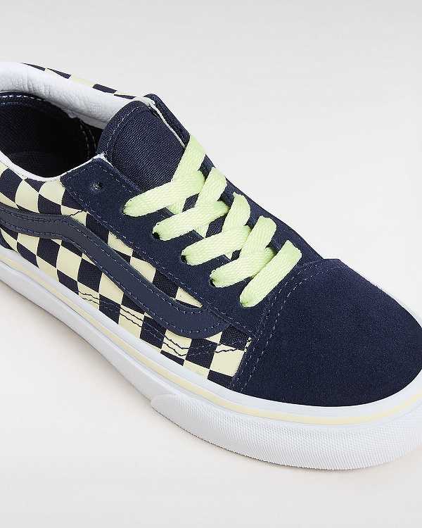 Blue Vans Old Skool (4-8 Years) Kids' Sneakers | VN5760829