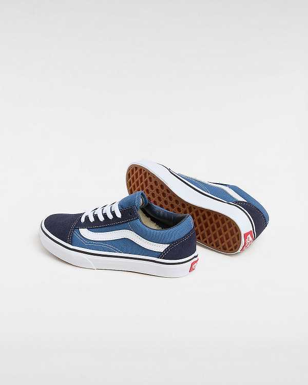 Blue Vans Old Skool (4-8 Years) Kids' Sneakers | VN7986510