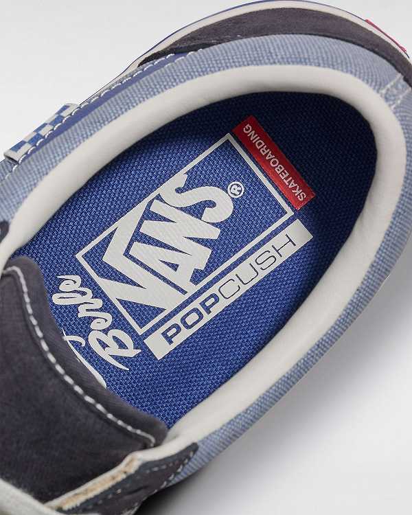 Blue Vans Old Skool Men Skate Shoes | VN4238160