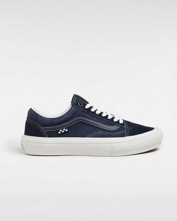 Blue Vans Old Skool Men Skate Shoes | VN5789432