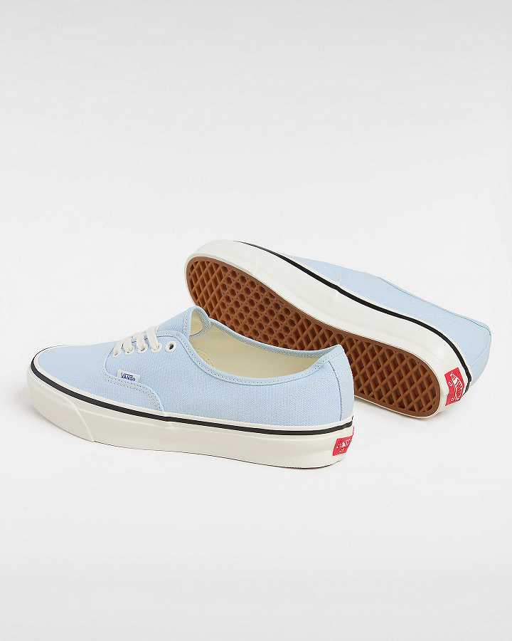 Blue Vans Premium Authentic 44 Duck Men Canvas Shoes | VN4631257