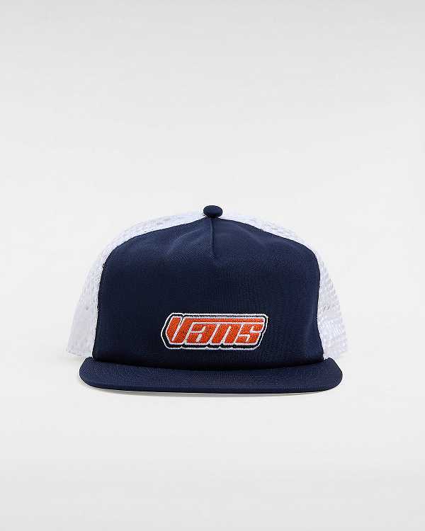 Blue Vans Retro Unstructured Unisex Hats | VN1057392