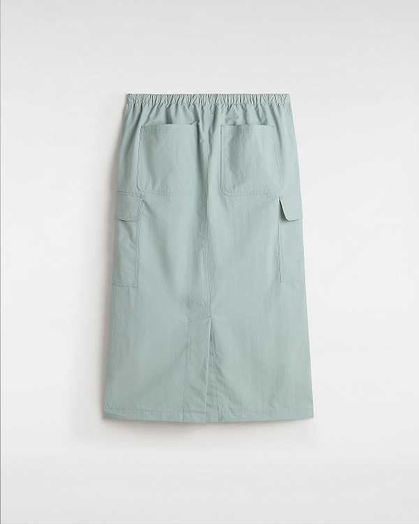 Blue Vans Riley Parachute Cargo Women Skirt | VN6958073