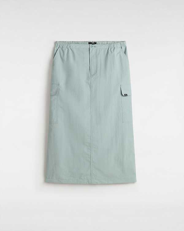 Blue Vans Riley Parachute Cargo Women Skirt | VN6958073