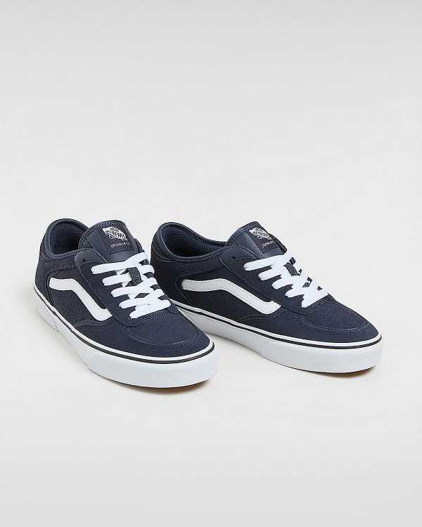 Blue Vans Rowley Classic Men Sneakers | VN4057829