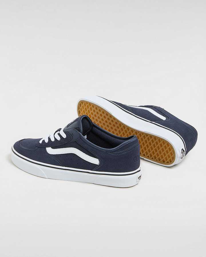 Blue Vans Rowley Classic Men Sneakers | VN4057829