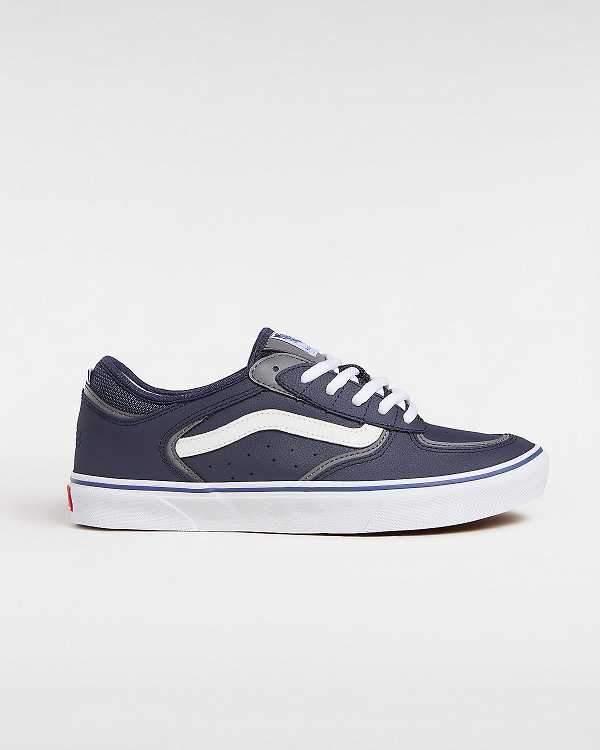 Blue Vans Rowley Men Skate Shoes | VN0618593