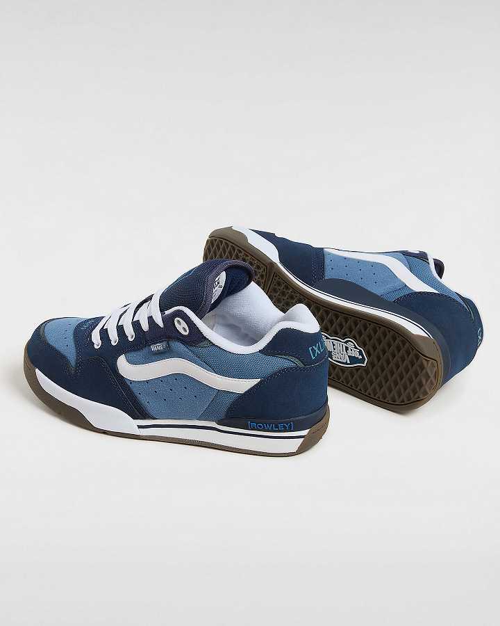 Blue Vans Rowley XLT Women Skate Shoes | VN1523604