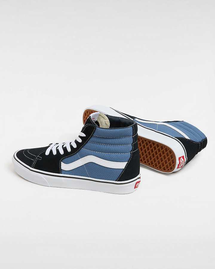 Blue Vans Sk8-Hi Women Sneakers | VN8719302