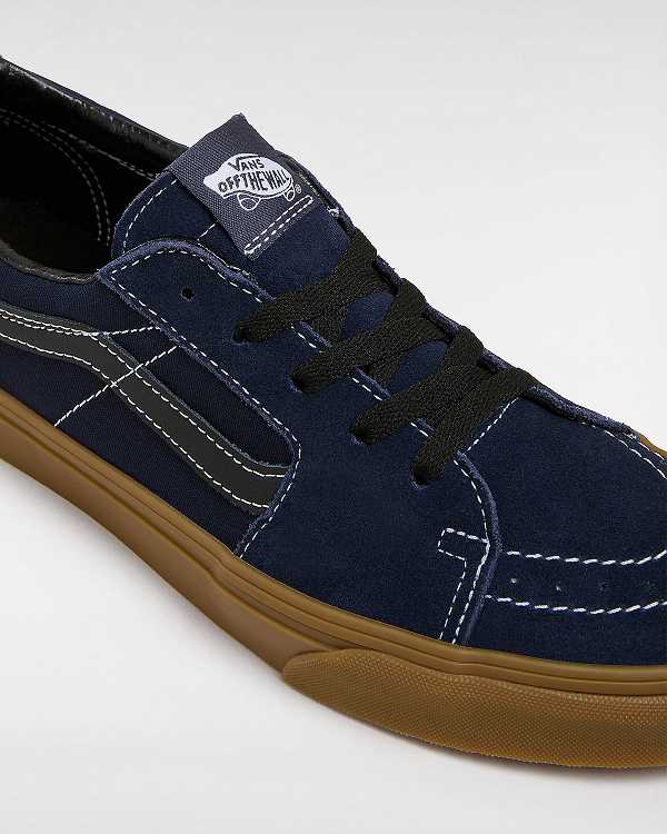 Blue Vans Sk8-Low Women Sneakers | VN7930514