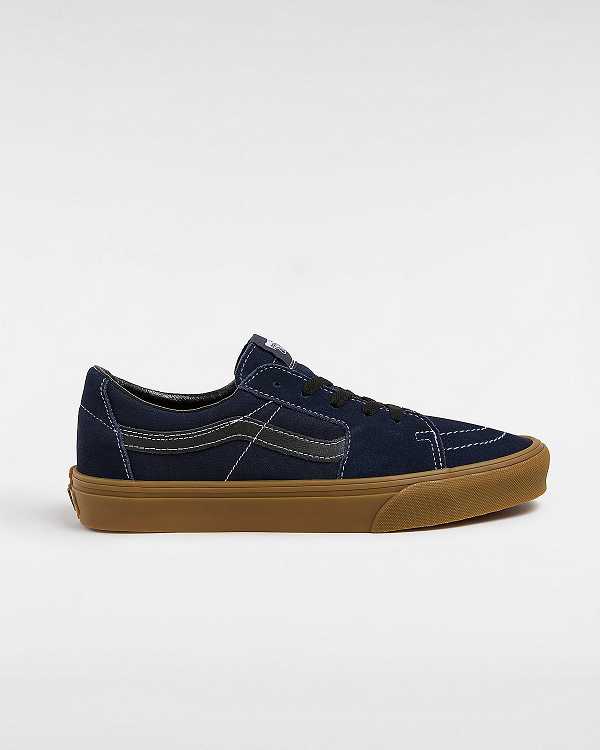 Blue Vans Sk8-Low Women Sneakers | VN7930514