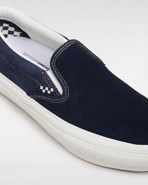 Blue Vans Skate Women Slip On Shoes | VN9831647