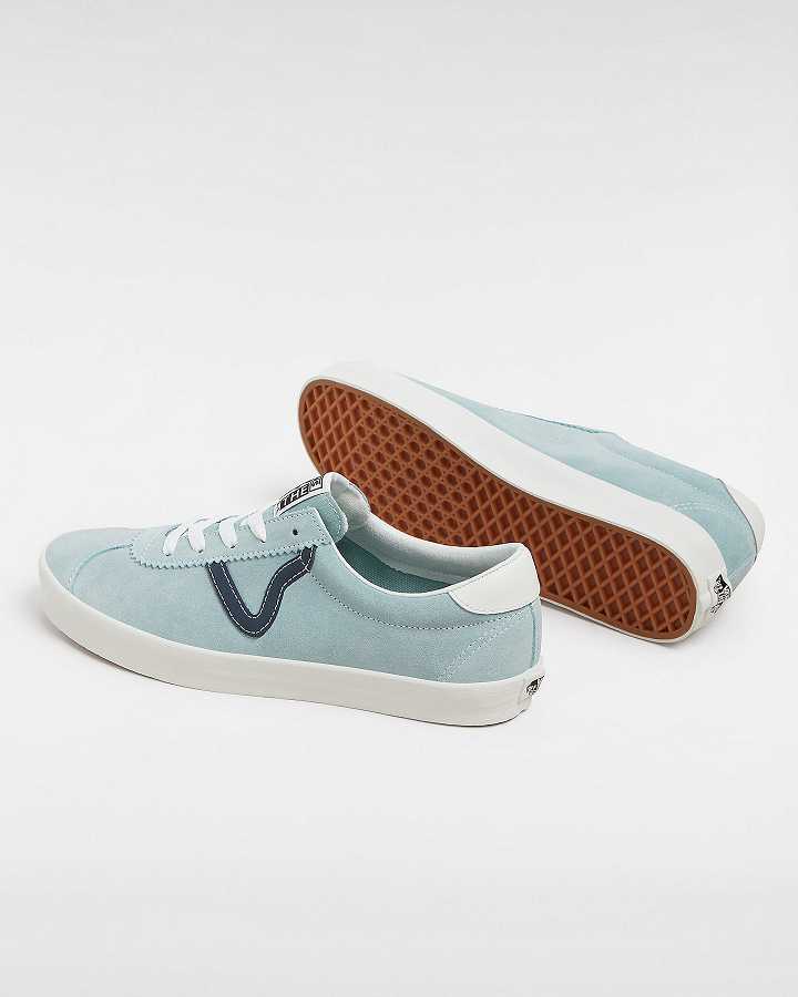 Blue Vans Sport Low Suede Men Sneakers | VN3968170