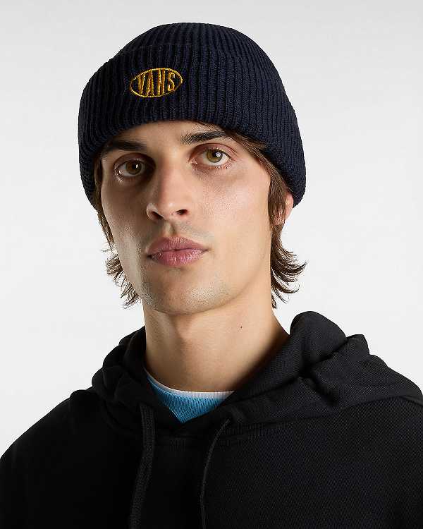 Blue Vans Spray On Cuff Unisex Beanie | VN5430185