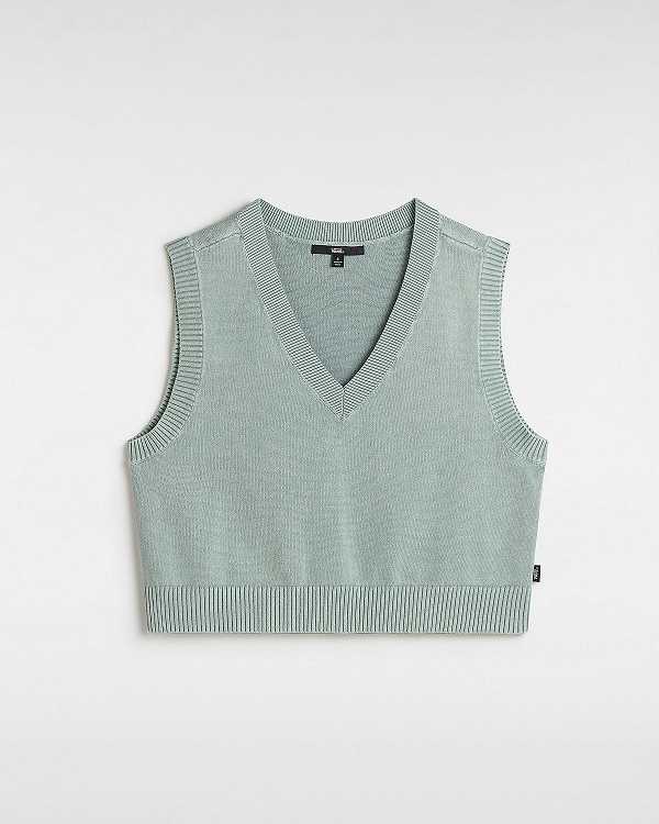 Blue Vans Syd Sweater Women Vest | VN3568127