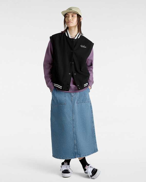 Blue Vans Union Denim Carpenter Women Skirt | VN7609243