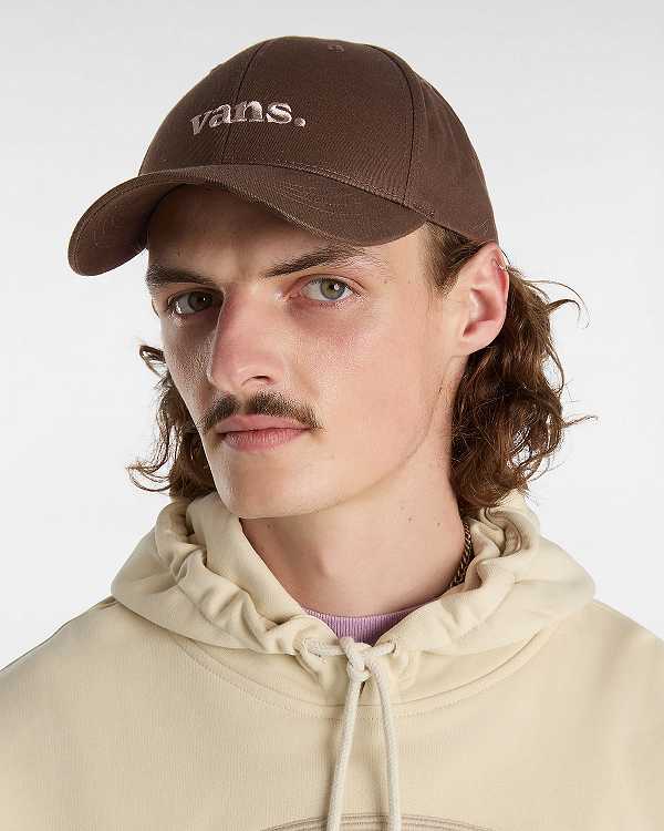 Brown Vans 66 Structured Jockey Unisex Hats | VN9638702