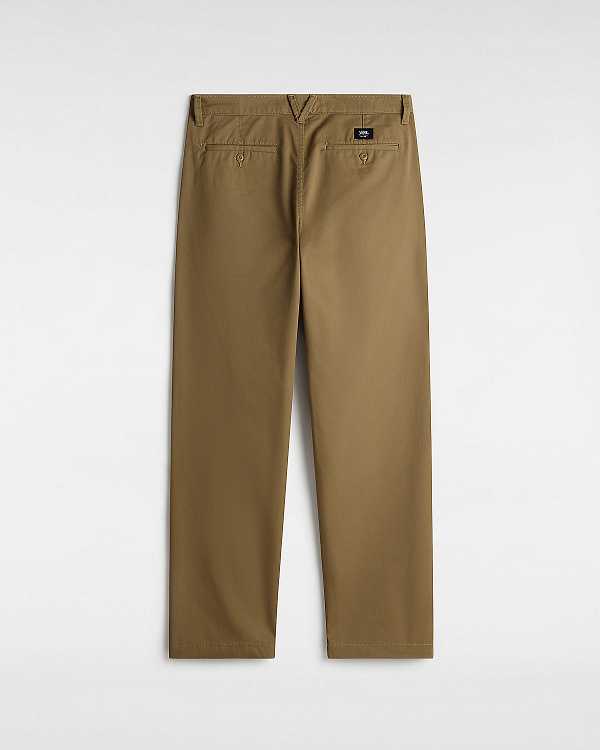 Brown Vans Authentic Chino Loose Men Pants | VN8354601