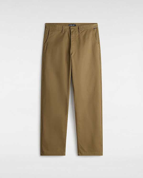 Brown Vans Authentic Chino Loose Men Pants | VN8354601