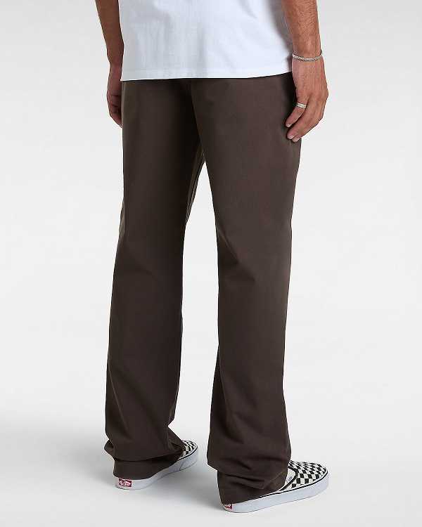 Brown Vans Authentic Chino Relaxed Men Pants | VN4350986