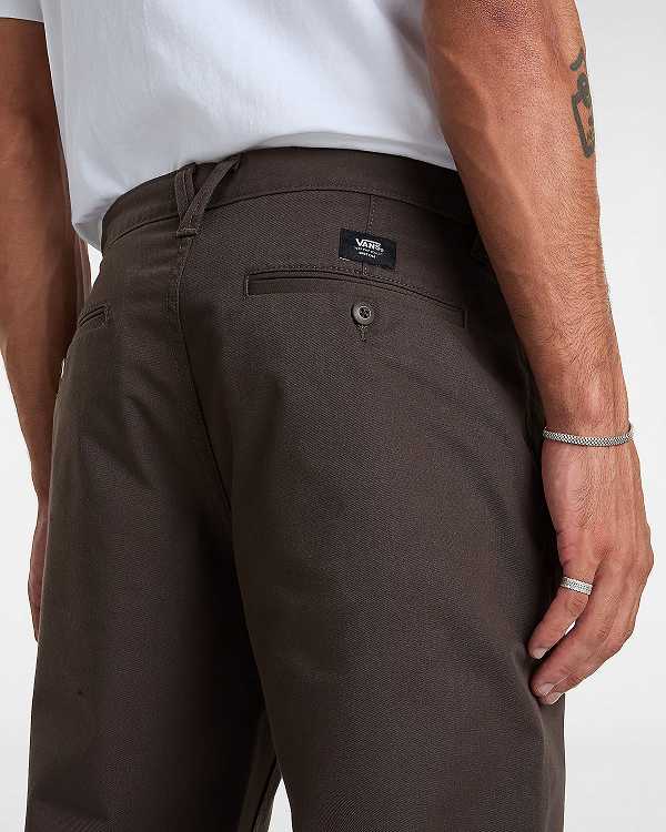 Brown Vans Authentic Chino Relaxed Men Pants | VN4350986