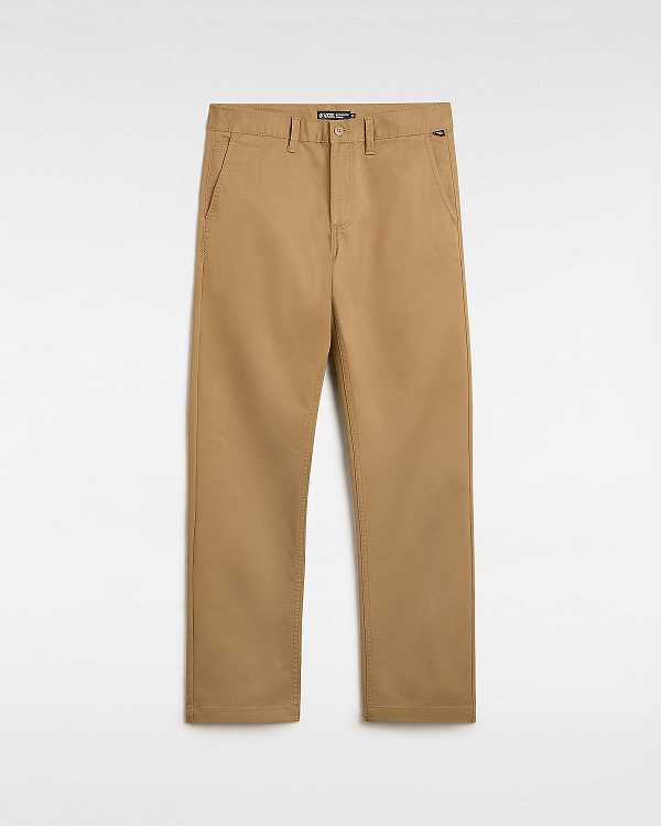 Brown Vans Authentic Chino Slim Men Pants | VN4861392