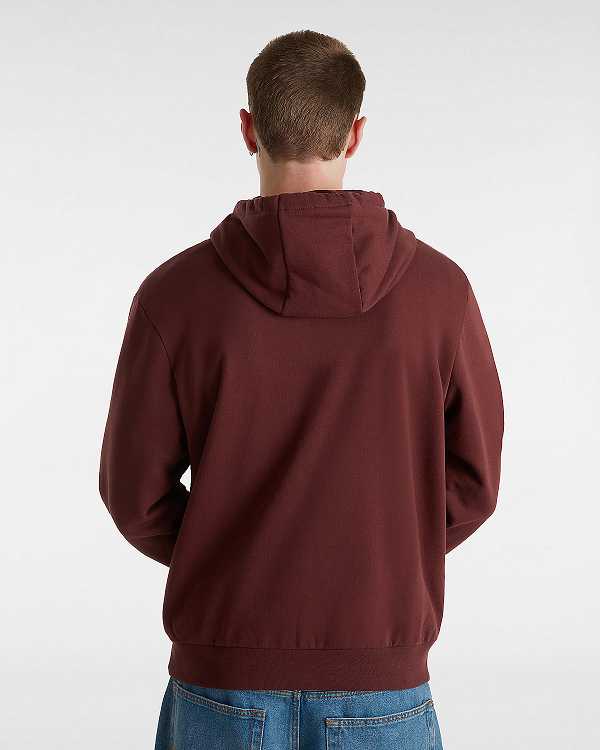 Brown Vans Essential Relaxed Men Hoodie | VN0458793