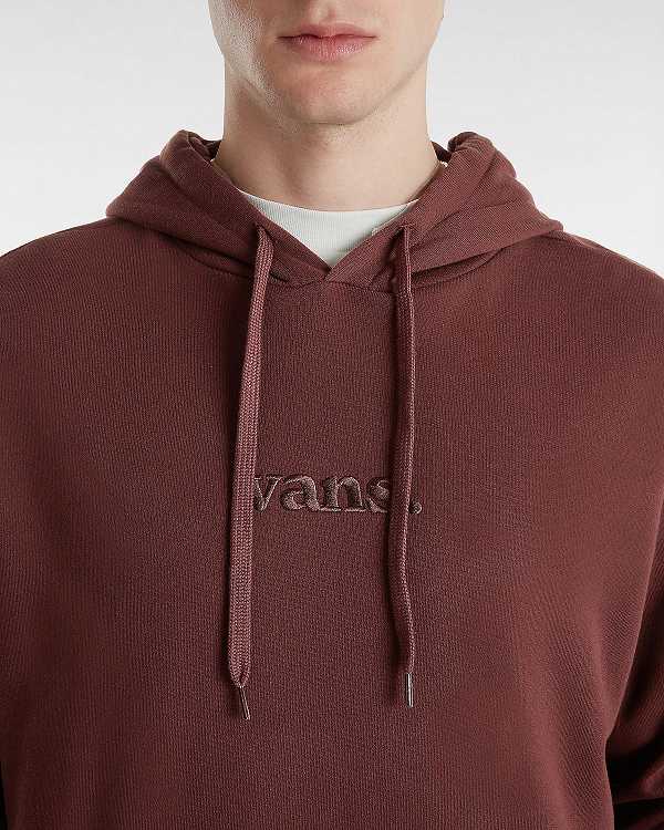 Brown Vans Essential Relaxed Men Hoodie | VN0458793