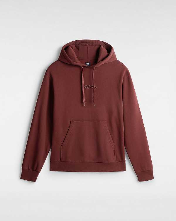 Brown Vans Essential Relaxed Men Hoodie | VN0458793