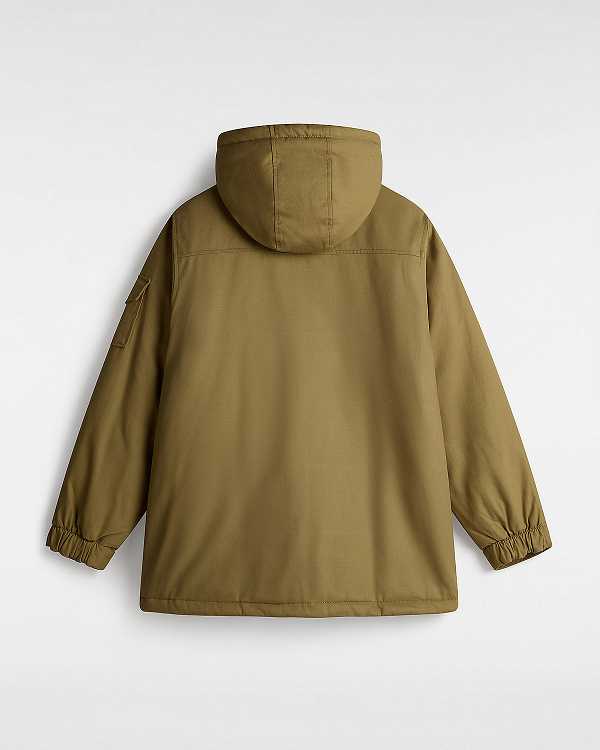 Brown Vans Henrique Parka Men Jacket | VN5180976