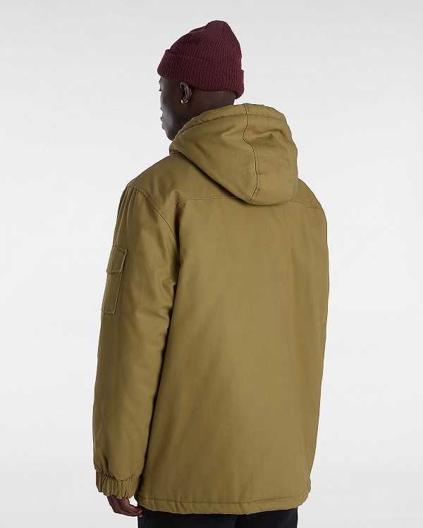 Brown Vans Henrique Parka Men Jacket | VN5180976