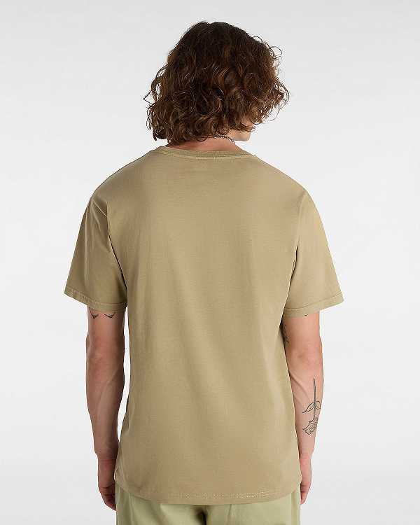 Brown Vans Ignitions Men T Shirts | VN8126435