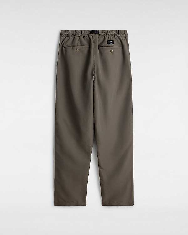 Brown Vans MTE Range Nylon Loose Tapered Men Pants | VN3642951